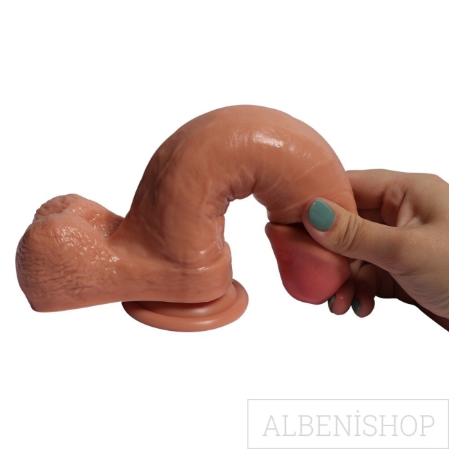 Desert Wolf 21 cm Ekstra Yumuşak Çift Katmanlı Realistik Penis
