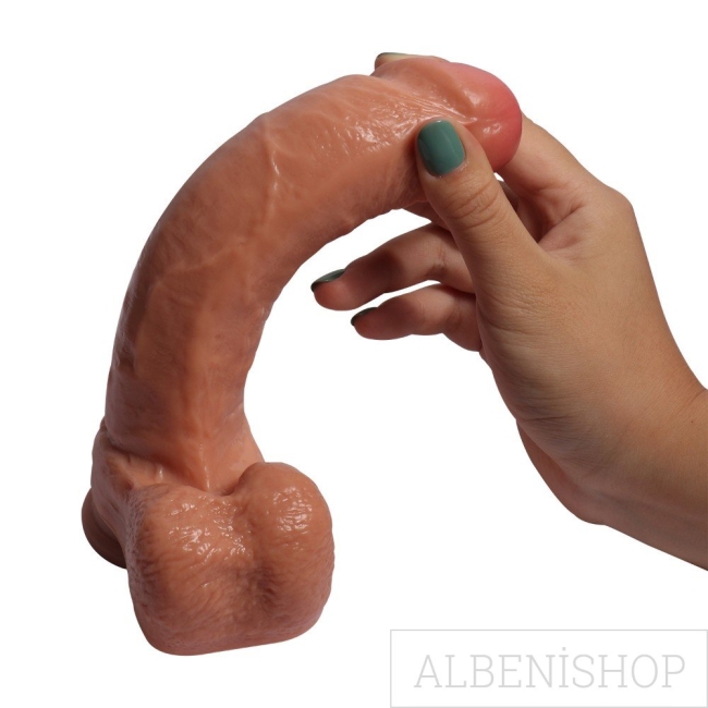 Desert Wolf 21 cm Ekstra Yumuşak Çift Katmanlı Realistik Penis