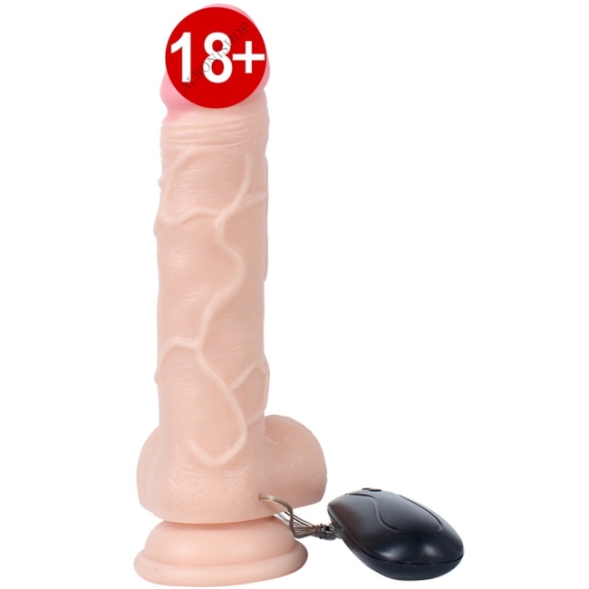 Dildo Series 19 Cm 10 Modlu Titreşimli Realistik Penis