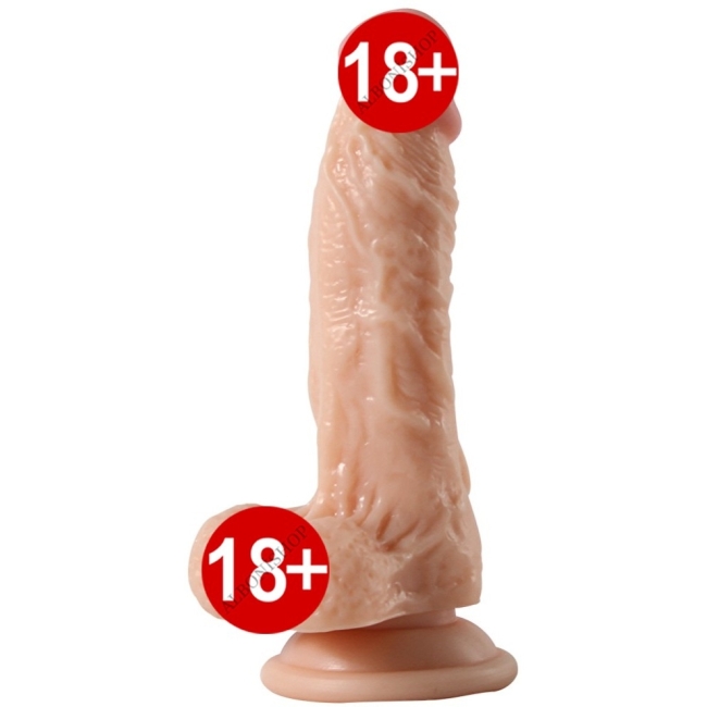 Dildo Series Gerçekci Damarlı Detaylı Esnek 17 Cm Realistik Penis