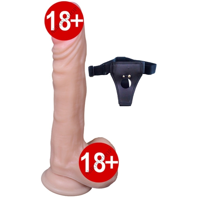 Dildo Series Yuan 21 Cm Belden Bağlamalı Realistik Penis