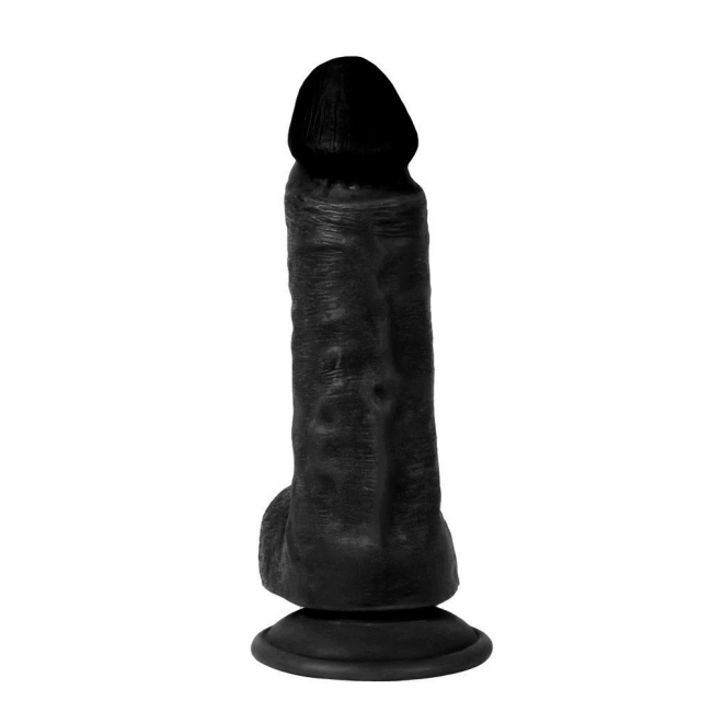Dildo Series Siyah Iron Dragon 17 Cm Esnek Realisitk Penis