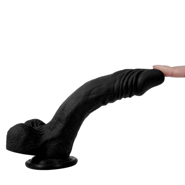 Dildo Series Siyah Yuan 21 Cm Realistik Penis