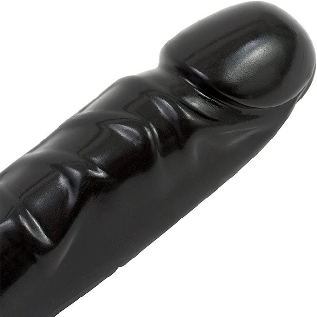 Doc Johnson Çift Başlı Siyah Penis 30 CM Made in USA