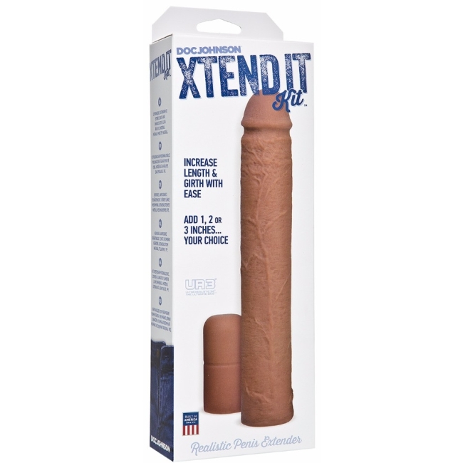 Doc Johnson Xtend İt Brown Ur3 Doku Penis Kılıfı