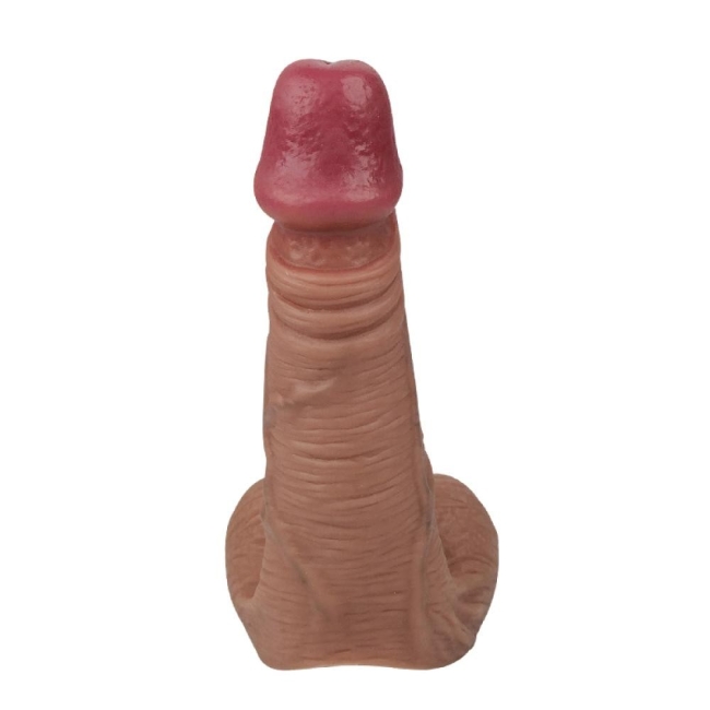 Double Layer Özel Üretim Çift Katmanlı 21 cm Realistik Penis Kılıfı 