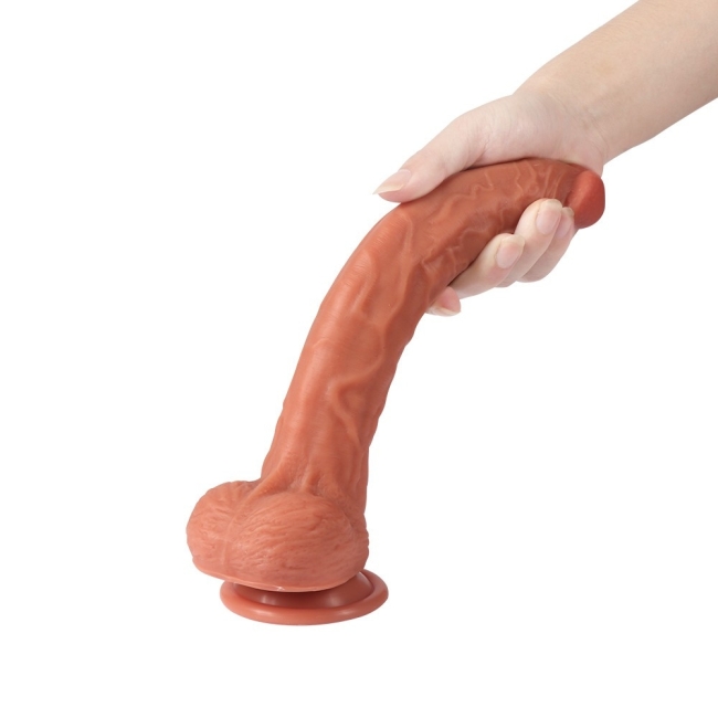 Lng 27 Cm Çift Katmanlı Ultra Yumuşak Realistik Penis Dildo