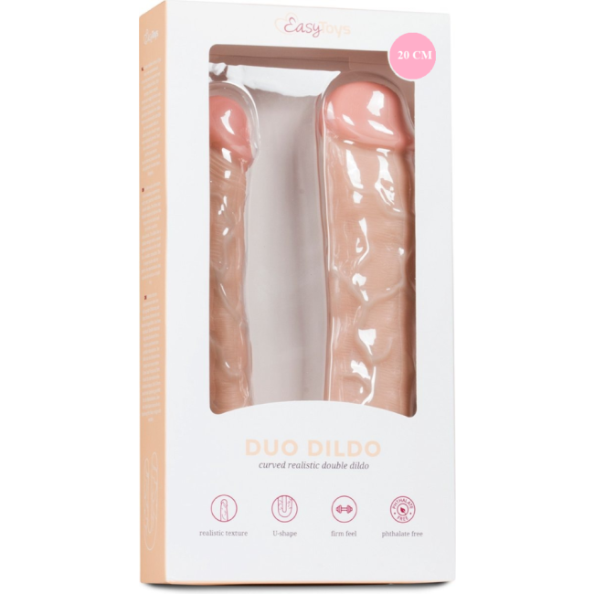 EasyToys Duo 20 cm Çift Başlı Lezbiyen Penis