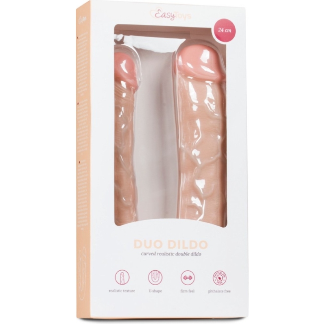 EasyToys Duo 24 cm Çift Başlı Lezbiyen Penis