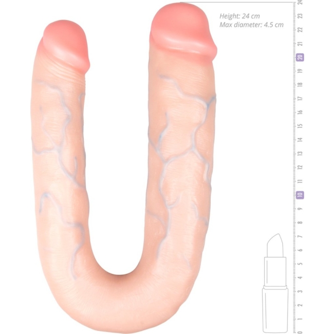 EasyToys Duo 24 cm Çift Başlı Lezbiyen Penis