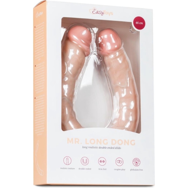 EasyToys Mr. Long Dong Çift Başlı 46 Cm Dildo