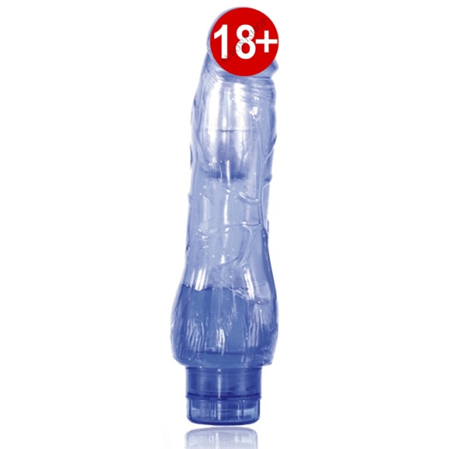 Fantasy Vıbe 7.3 Long 18 cm Mor Şeffaf Jel Dildo