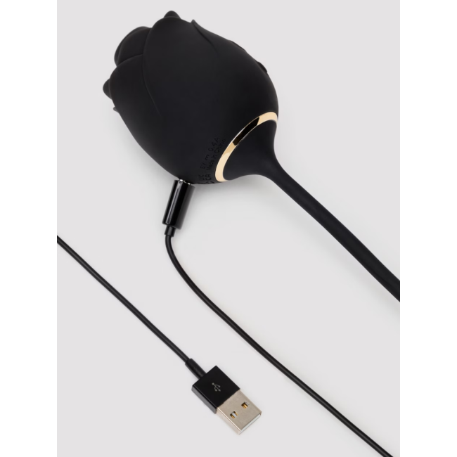 Fifty Shades of Grey Allıklı Gül Klitoral Emme Uyarıcısı ve Titreşimli Yumurta Vibratör