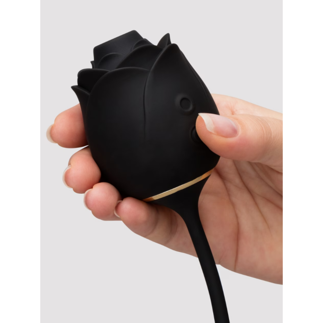 Fifty Shades of Grey Allıklı Gül Klitoral Emme Uyarıcısı ve Titreşimli Yumurta Vibratör