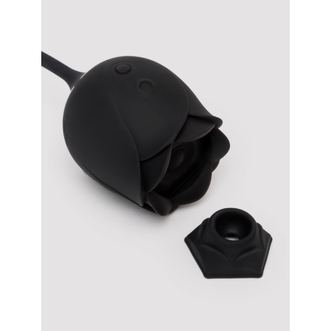 Fifty Shades of Grey Allıklı Gül Klitoral Emme Uyarıcısı ve Titreşimli Yumurta Vibratör