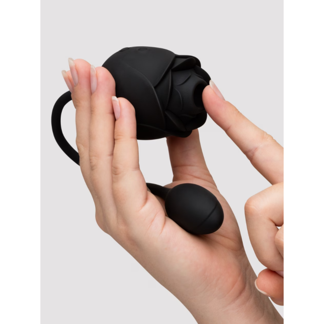 Fifty Shades of Grey Allıklı Gül Klitoral Emme Uyarıcısı ve Titreşimli Yumurta Vibratör