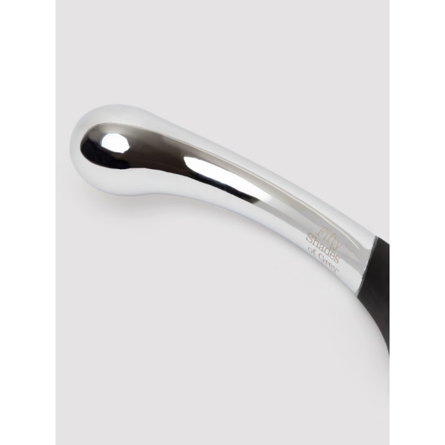 Fifty Shades of Grey Sweet Pressure Dark Çelik Ve Silikon Çift Taraflı Dildo