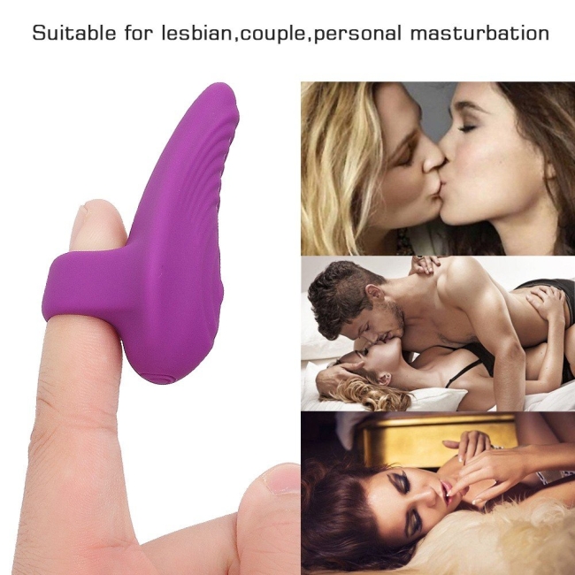 Finger Klitoris Özel Su Geçirmez Parmağa Takılabilen Mini Titreşimli Vibratör