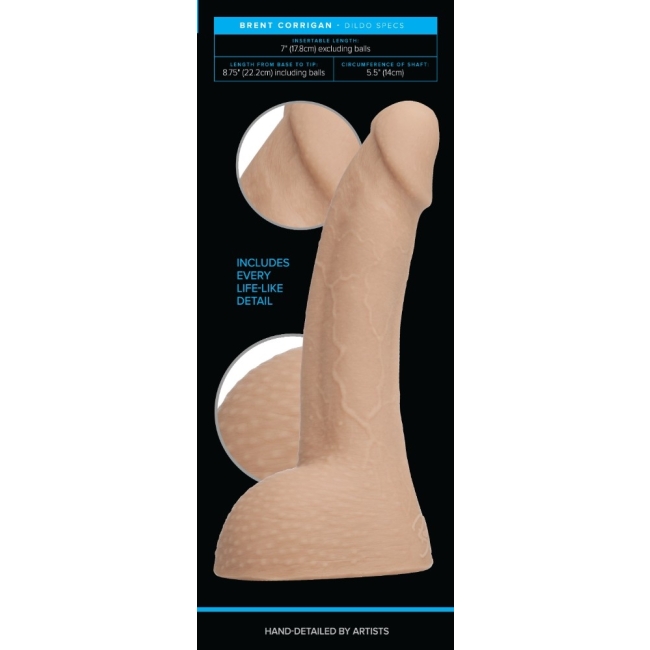 Fleshlight Brent Corrigan 23 Cm Ultra Gerçekçi Realistik Penis Dildo