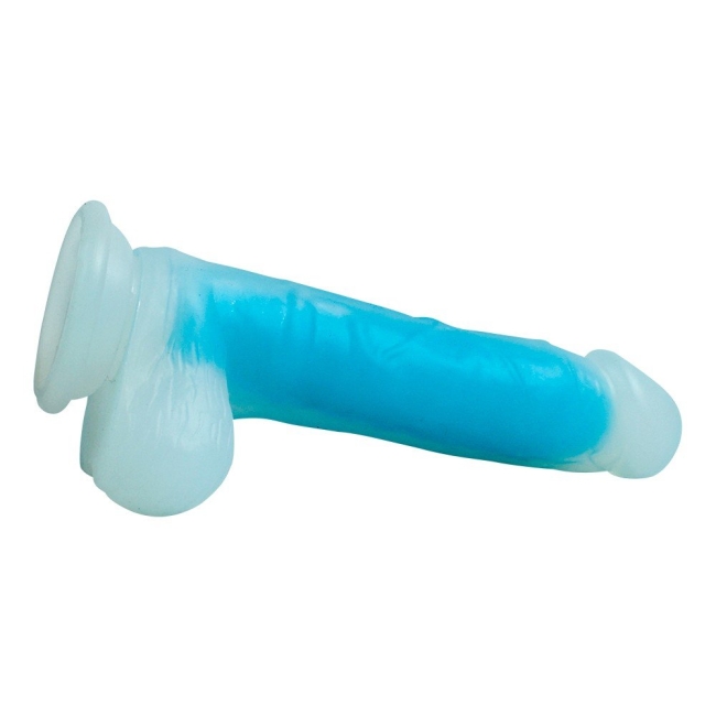 Fluorescence Özel Karanlıkta Parlayan Jel Dokulu Ekstra Yumuşak Realistik Penis