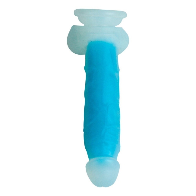 Fluorescence Özel Karanlıkta Parlayan Jel Dokulu Ekstra Yumuşak Realistik Penis