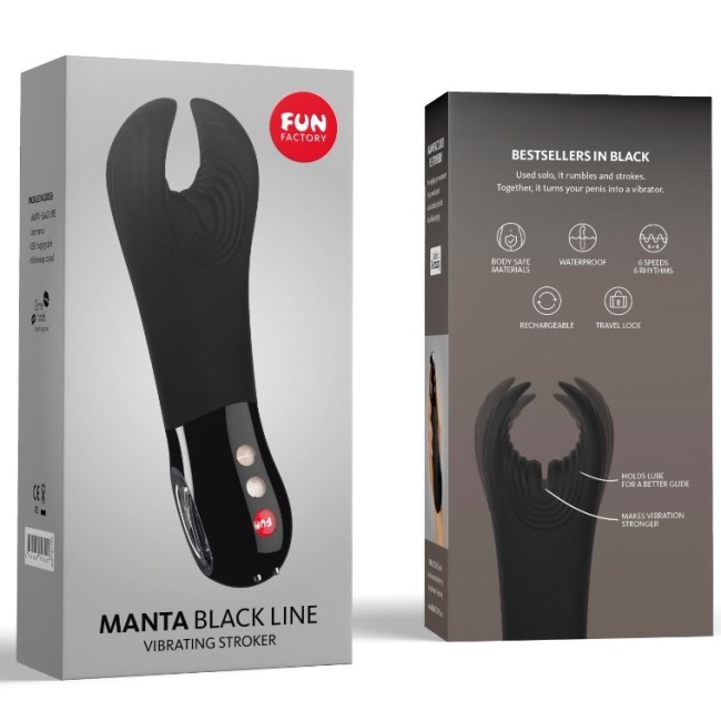 Fun Factory Manta Titreşimli Stroker ve Masaj Vibratörü Made İn Germany	