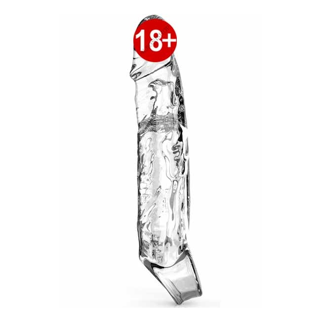 GetReal Extension Uzatmalı 19 Cm Silikon Penis Kılıfı