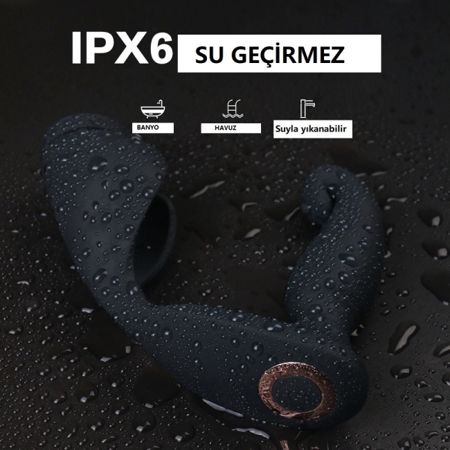 Raptor 9 Modlu Titreşimli Şarjlı Prostat Vibratör & Penis Halkası
