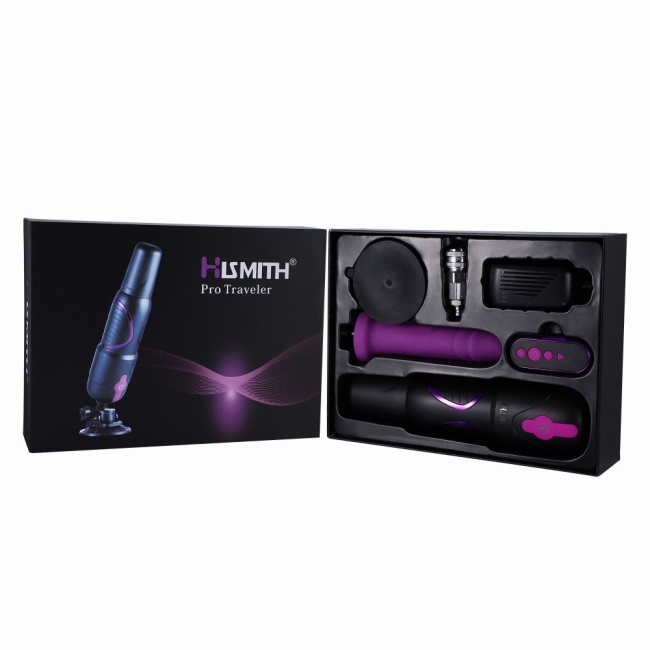 Hismith Telefon Uyumlu ve Kumandalı Vantuzlu Güçlü Sex Makinesi