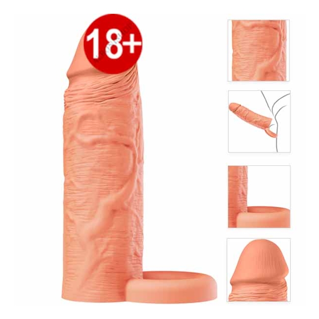 Inferno 15 Cm Liquid Gerçekçi Silicone Realistik Penis Kılıfı	