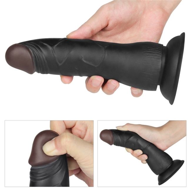 Ingen Easy Strap On 19 Cm Siyah Belden Bağlamalı Realistik Penis