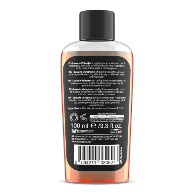 İntimateline Voluptas Karamel Aromalı Isıtıcı 100 Ml Masaj Jeli 
