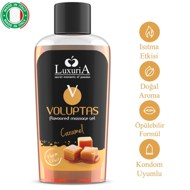 İntimateline Voluptas Karamel Aromalı Isıtıcı 100 Ml Masaj Jeli 
