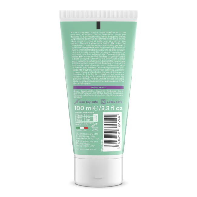 İntimateline Wish Fresh 100 ml Kayganlaştırıcı Jel