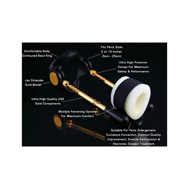 Jes-Extender - Gold Penis Enlarger Penis İçin Cihaz