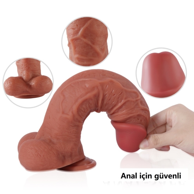 Jd King 27 Cm Çift Katmanlı Ekstra Gerçekçi Dev Realistik Penis