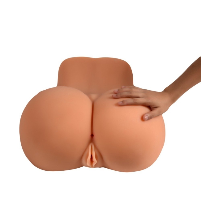 Kasya Huge Ultra Yumuşak Anal ve Vajinal Realistik Kalça Mastürbatör
