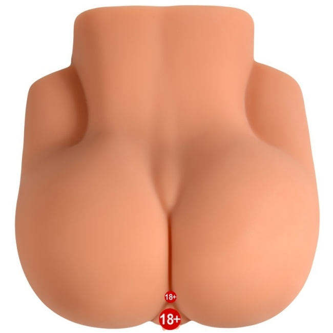 Kasya Huge Ultra Yumuşak Anal ve Vajinal Realistik Kalça Mastürbatör