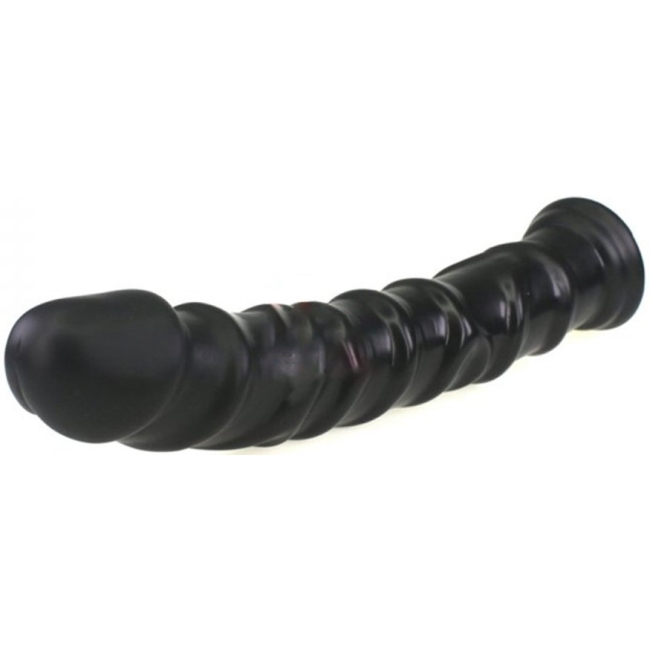 Kervin 32 cm Vantuzlu Realistik Siyah Penis Dildo