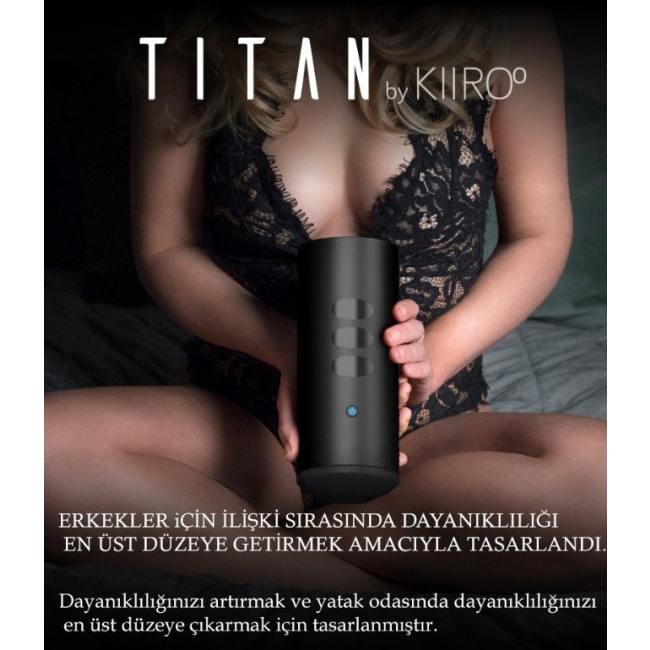 Kiiroo Titan İnteraktiv Uygulamalı Lüks Akıllı Otomatik Mastürbatör