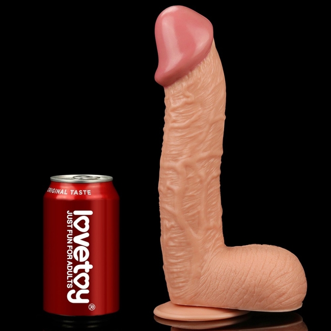 King Sized 28 Cm Özel Seri Kalın Damarlı Realistik Penis