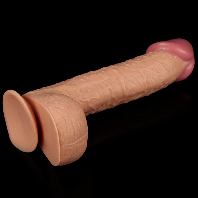 King Sized 28 Cm Özel Seri Kalın Damarlı Realistik Penis