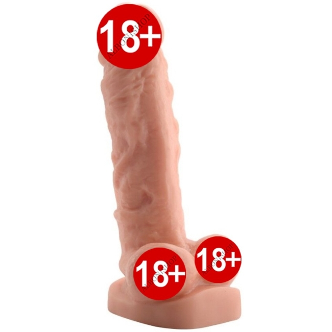 Lances Cock 28 Cm Damarlı Yumuşak Dev Realistik Penis