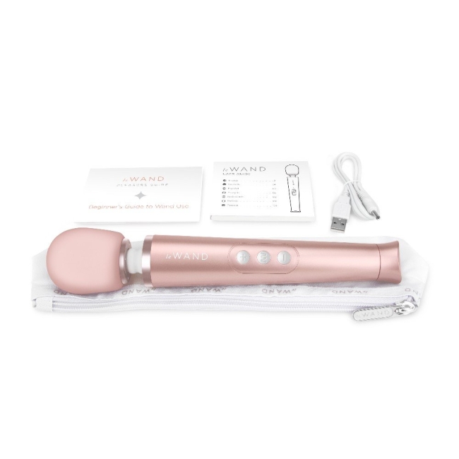 Le Wand - Petite Rechargeable Vibrating Massager Rose Gold Masaj Aleti