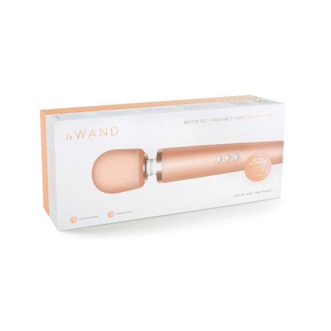 Le Wand - Petite Rechargeable Vibrating Massager Rose Gold Masaj Aleti