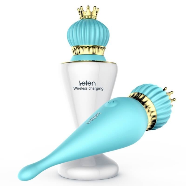 Leten Klitoris Uyarıcı 10 Modlu Titreşimli Şarjlı Su Geçirmez Vibratör