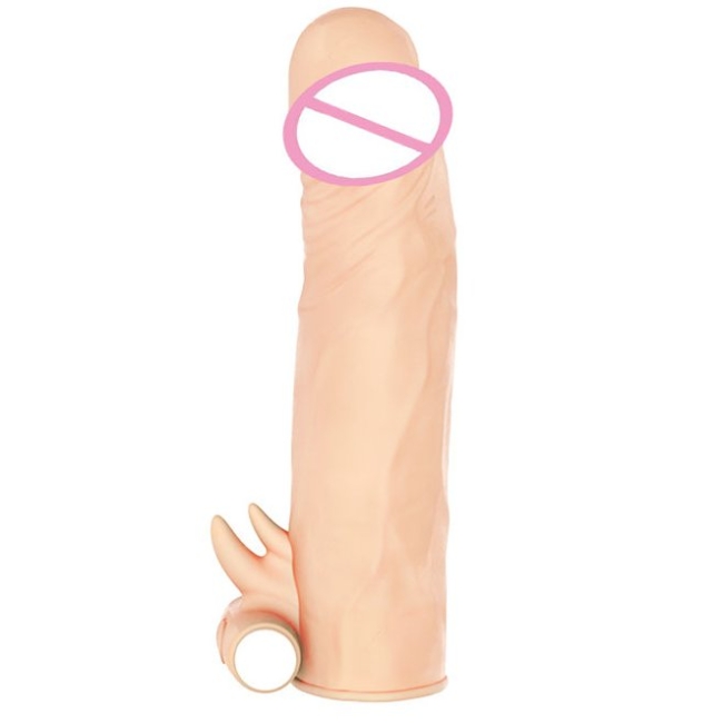 Leten Model 3 Titreşimli Klitoris Uyarıcı Penis Kılıfı