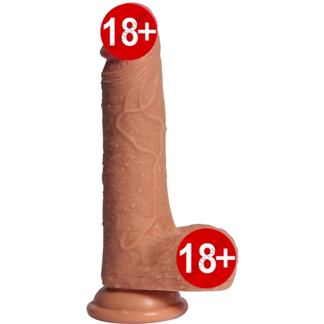 Little Dean 20 cm Çift Katman Ekstra Yumuşak Realistik Penis