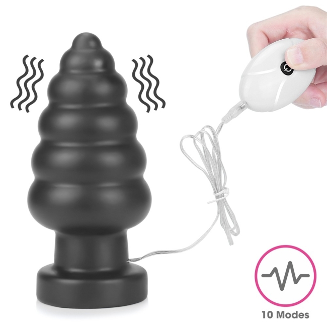 Lovetoy Anal Cracker 18 Cm 10 Modlu Titreşimli Büyük Anal Plug-LV120115