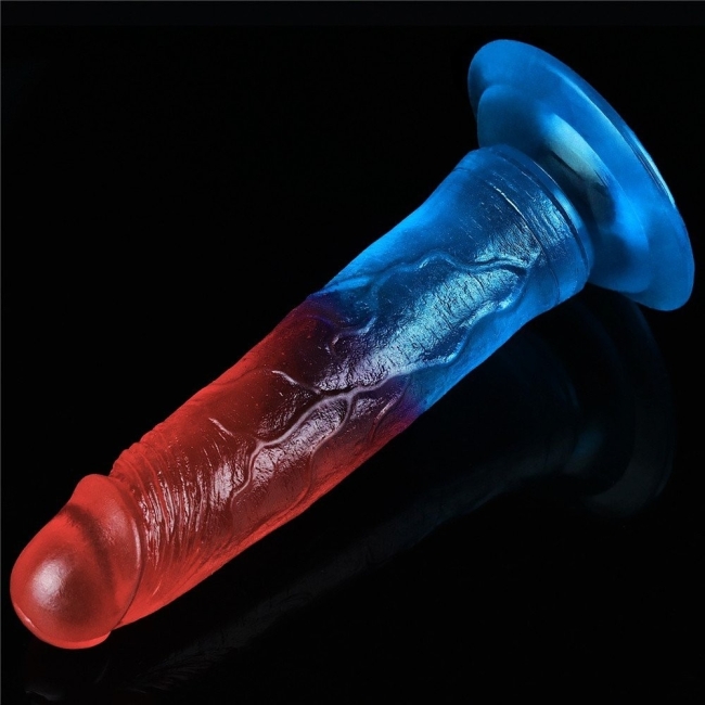 Lovetoy Çift Renkli Ultra Yumuşak 17 Cm Belden Bağlamalı Realistik Dildo